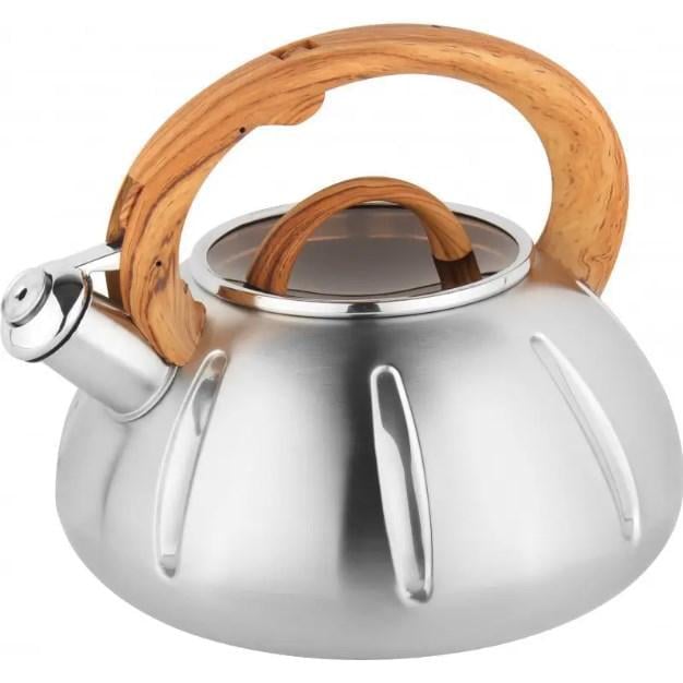 Чайник со свистком Unique UN-5303 нержавеющая сталь 3 л Коричневый (12157481) - фото 1 Чайник со свистком Unique UN-5303 нержавеющая сталь 3 л Коричневый (12157481) - фото 1