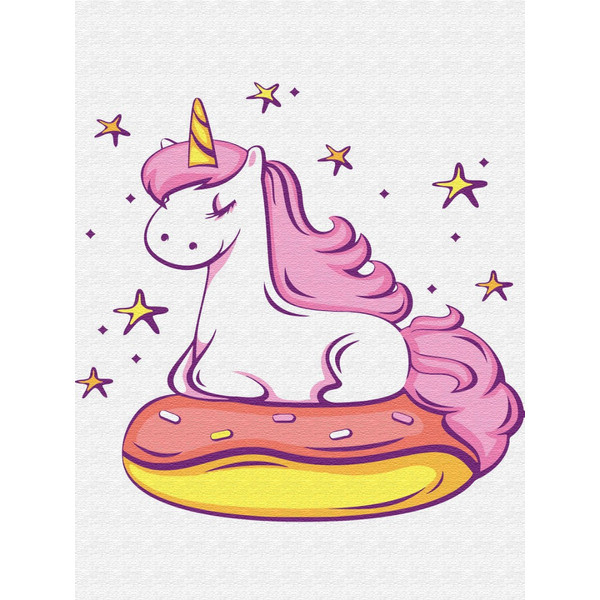 Детская Картина по номерам Brushme Сказочный единорог MEX6359)