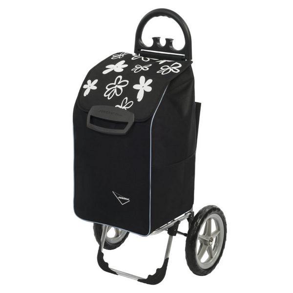 Сумка-візок Aurora Berlino 78 Black/White Flowers Сумка-візок Aurora Berlino 78 Black/White Flowers
