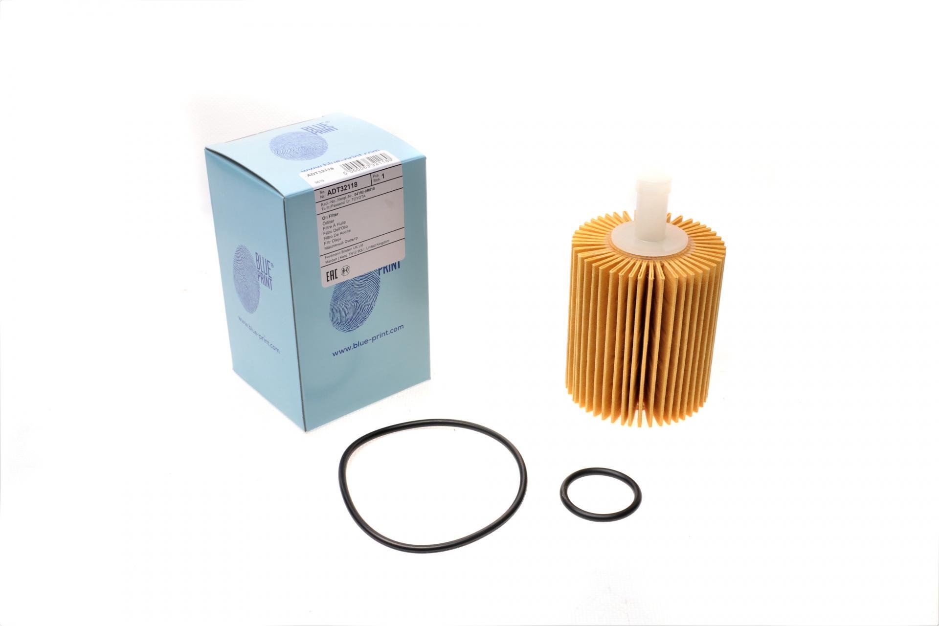Фильтр масляный BLUE PRINT для Lexus (LS 4,6 06-/Toyota Land Cruiser 2,0/2,2 D-4D/4,0 24V 05- (ADT32118)