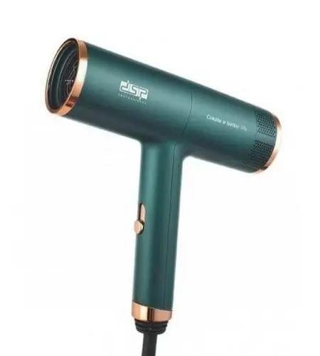 Фен для укладки волос 1200 Вт DSP 30253 2 скорости с функцией холодного обдува и ионизацией пластиковый Зеленый