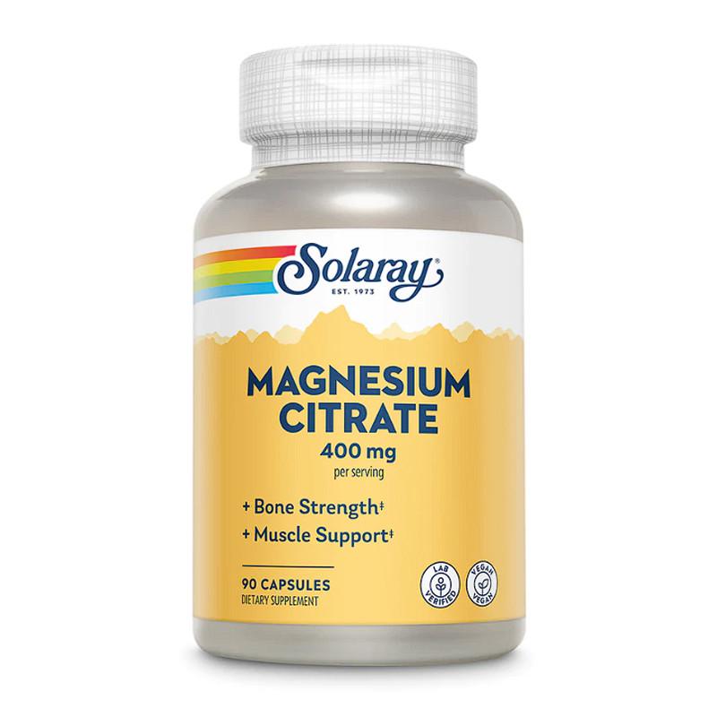 Магний Solaray Magnesium Citrate 400 мг 90 капс. (19362-01)