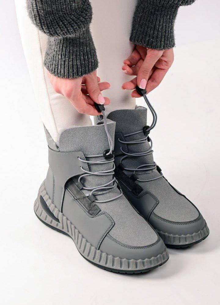 Ботинки женские Bashili зимние р. 39 Серый (32514782) Ботинки женские Bashili зимние р. 39 Серый (32514782)