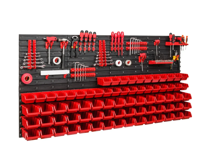 Панель для инструментов Kistenberg 156х78 см 75 контейнеров (MIX620) Панель для инструментов Kistenberg 156х78 см 75 контейнеров (MIX620)