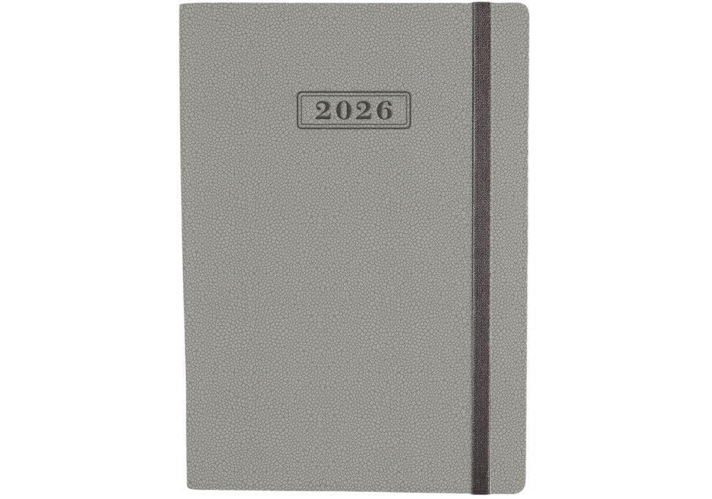 Щоденник датований 2026 Optima Namib A5 352 стор. Сірий (O25205-10)