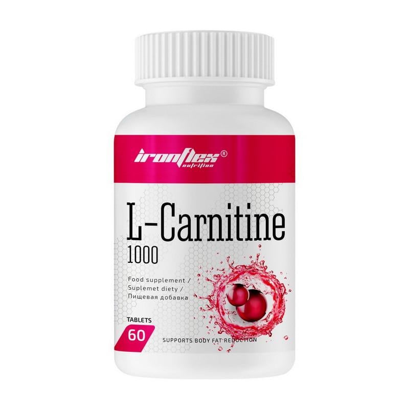 Карнитин IronFlex L-Carnitine 1000 60 капс. (10964-01)
