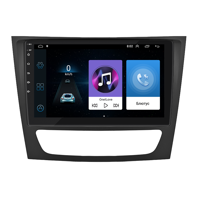 Штатная магнитола 9" Lesko для Mercedes-Benz E-Класс III (W211, S211) 2002-2006 Base 1/16 WiFi GPS Мерседес