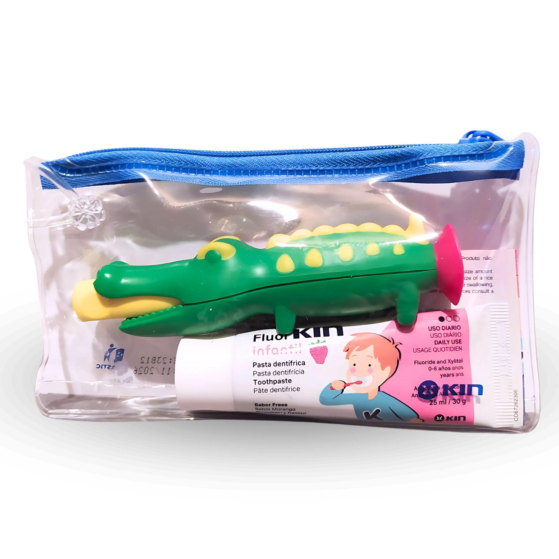 Набор дорожных уходов за зубами Крокодил