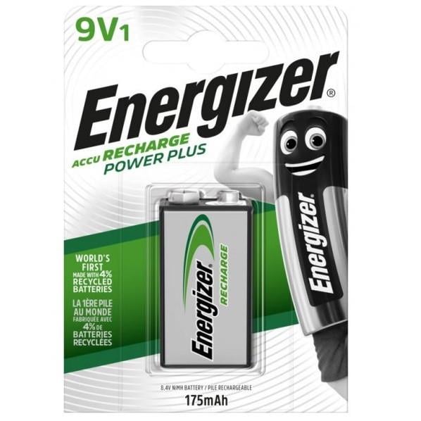 Аккумулятор Energizer Power Plus 9V 175 mAh 1 шт. (9074202)