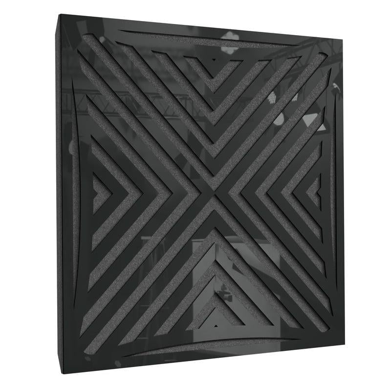 Акустическая панель Ecosound Urban Plastic 50х50 см 33 мм Черный (1261)