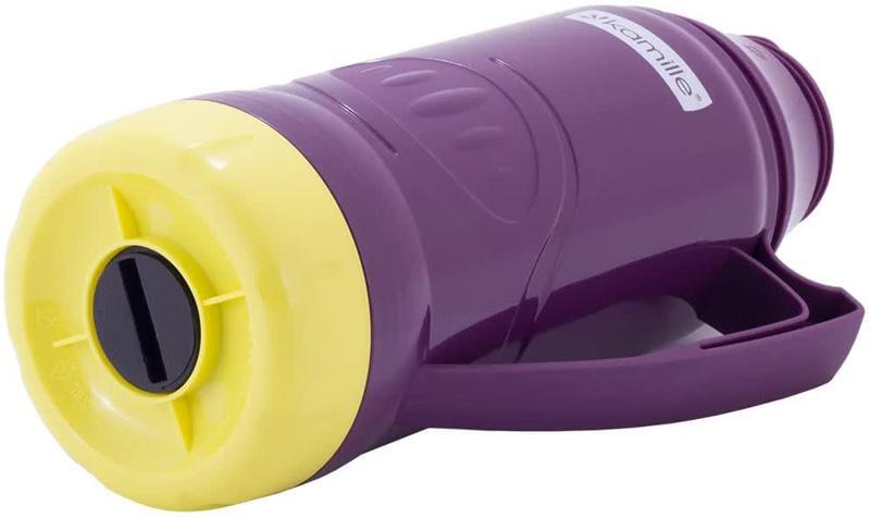 Термос Kamille Glass Violet зеркальная колба и 2 чашки 1800 мл - фото 3 Термос Kamille Glass Violet зеркальная колба и 2 чашки 1800 мл - фото 3