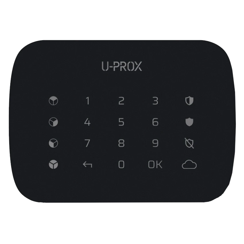 Клавіатура сенсорна для чотирьох груп U-PROX Keypad G4 бездротова Black (2982506526)