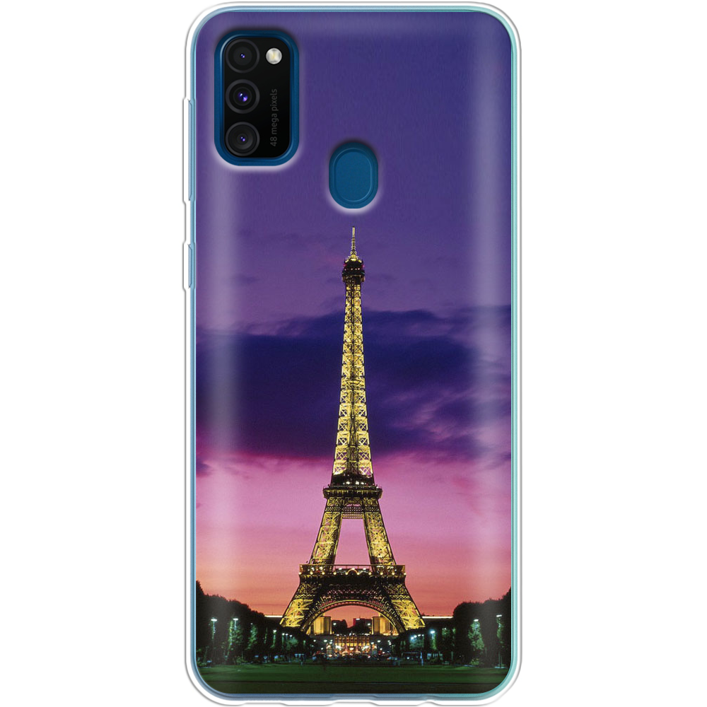 Чехол с рисунком Boxface Samsung M307 Galaxy M30s Полночь в Париже Прозрачный силикон (38209-up964-38209)