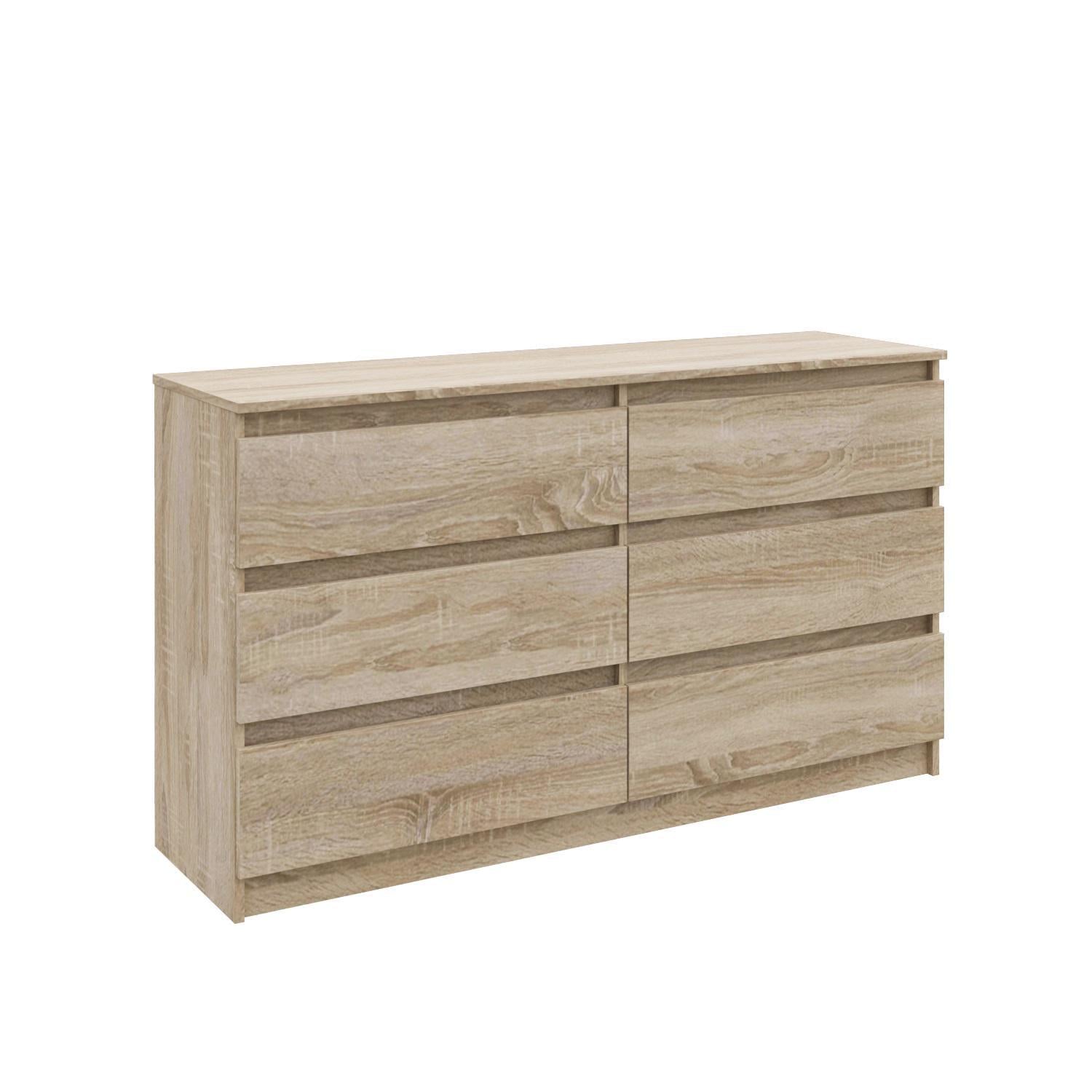 Комод напольный MEBLIBUD STELLA с ящиками 140x40x80 см Дуб сонома (34355696)