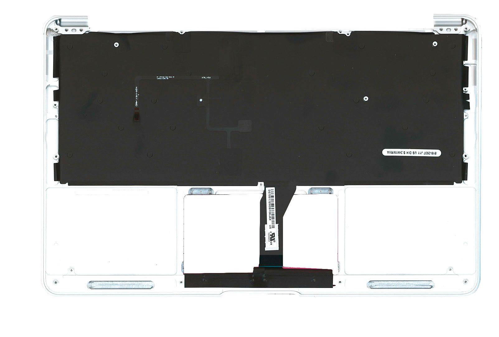 Клавиатура для ноутбука Apple MacBook Air 2012+ RU Black (A1465) Клавиатура для ноутбука Apple MacBook Air 2012+ RU Black (A1465)