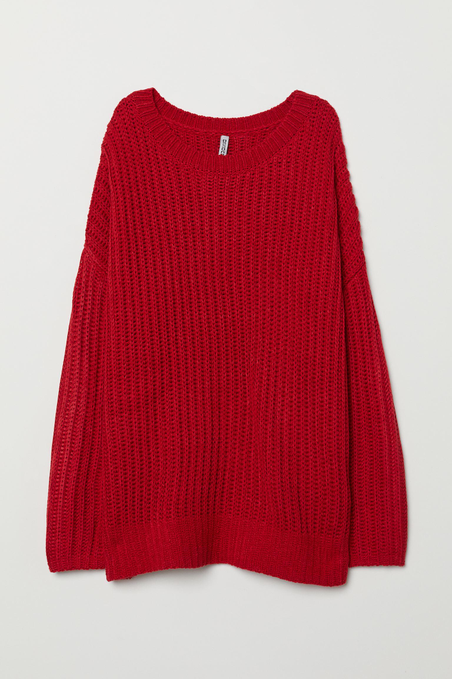 Джемпер H&M L Червоний (4106541958)