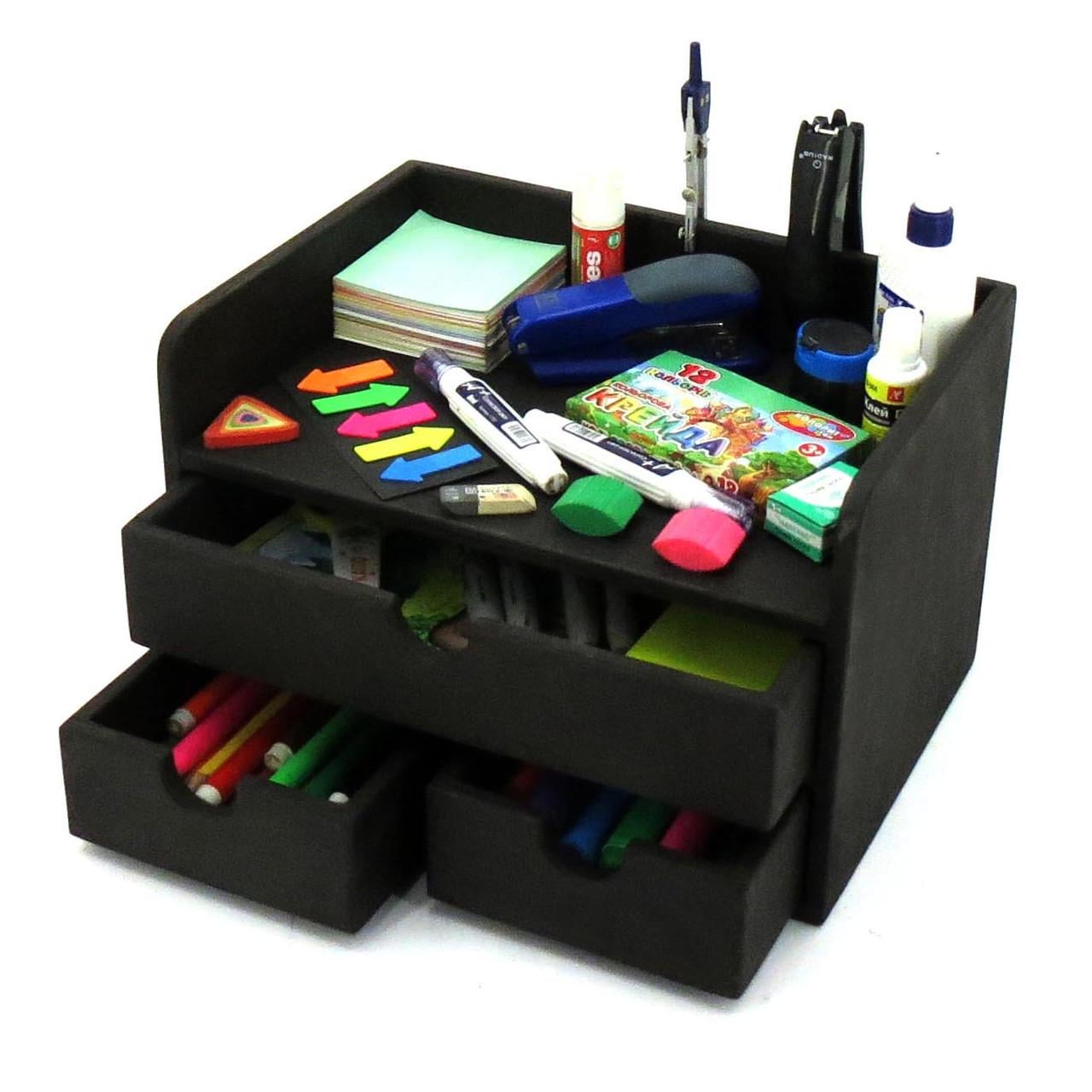 Органайзер настольный из дерева Монро Венге (Кнц-004612)