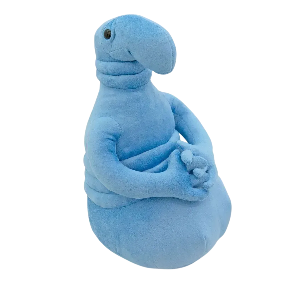 М'яка іграшка Weber Toys Почекун з плюша 38 см Блакитний (150-98-WT2563)