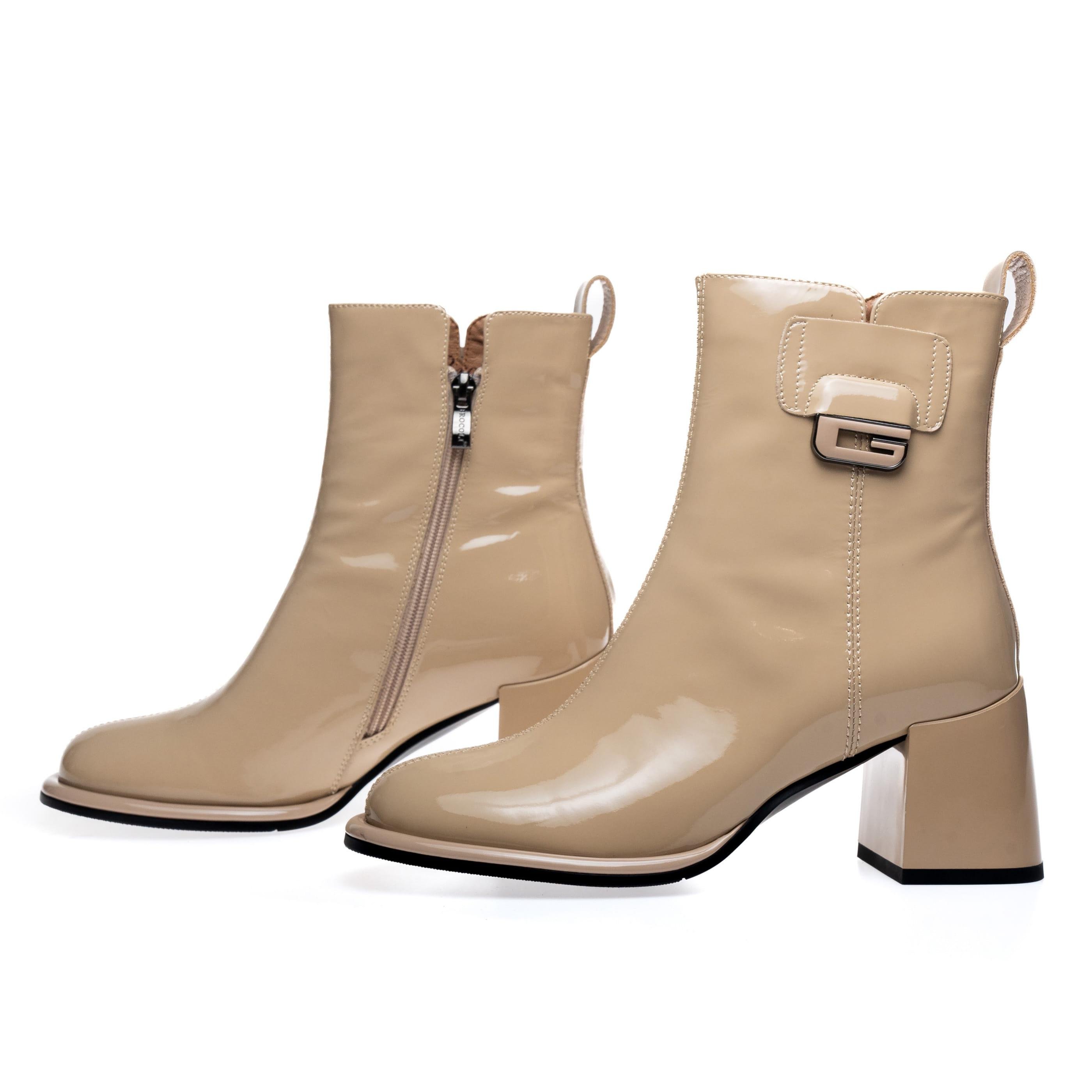 Ботильйони Brocoly 01591 р. 36 Бежевий (104363712) - фото 4 Ботильйони Brocoly 01591 р. 36 Бежевий (104363712) - фото 4