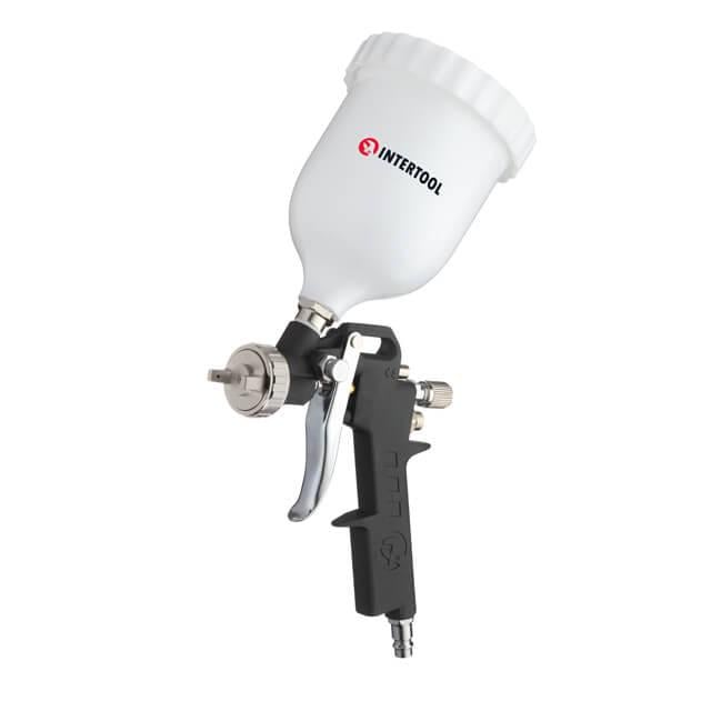 Краскопульт пневматический Intertool PT-0210 HP 15 мм 600 мл 3 регулировки 5 бар (9087327)
