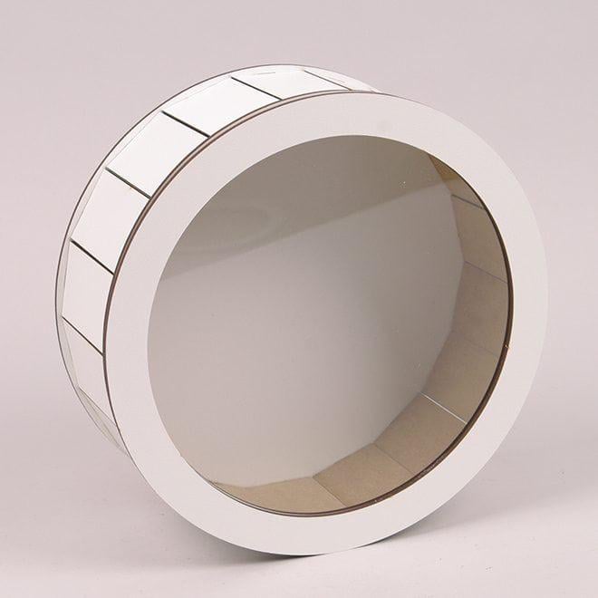 Коробка подарочная Flora круглая с прозрачной крышкой d 24 см Белый (33061) - фото 3 Коробка подарочная Flora круглая с прозрачной крышкой d 24 см Белый (33061) - фото 3