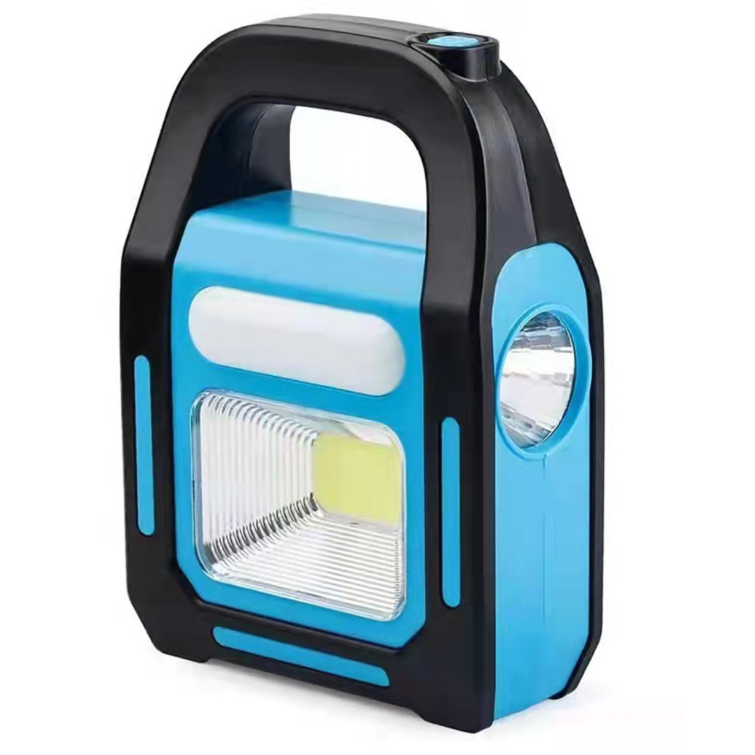 Фонарь светодиодный портативный Solar Charge Work Light на солнечной батарее (HB-9708A-Blue)