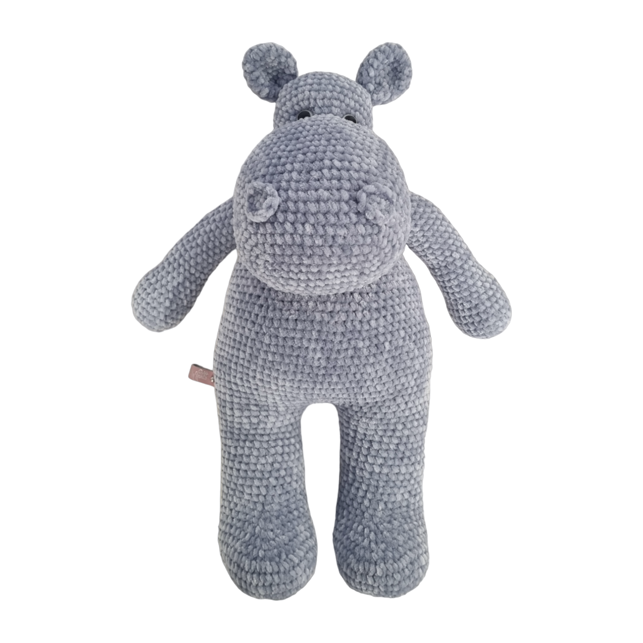 Мягкая игрушка вязаная бегемот 50 см (01_P0502022175)