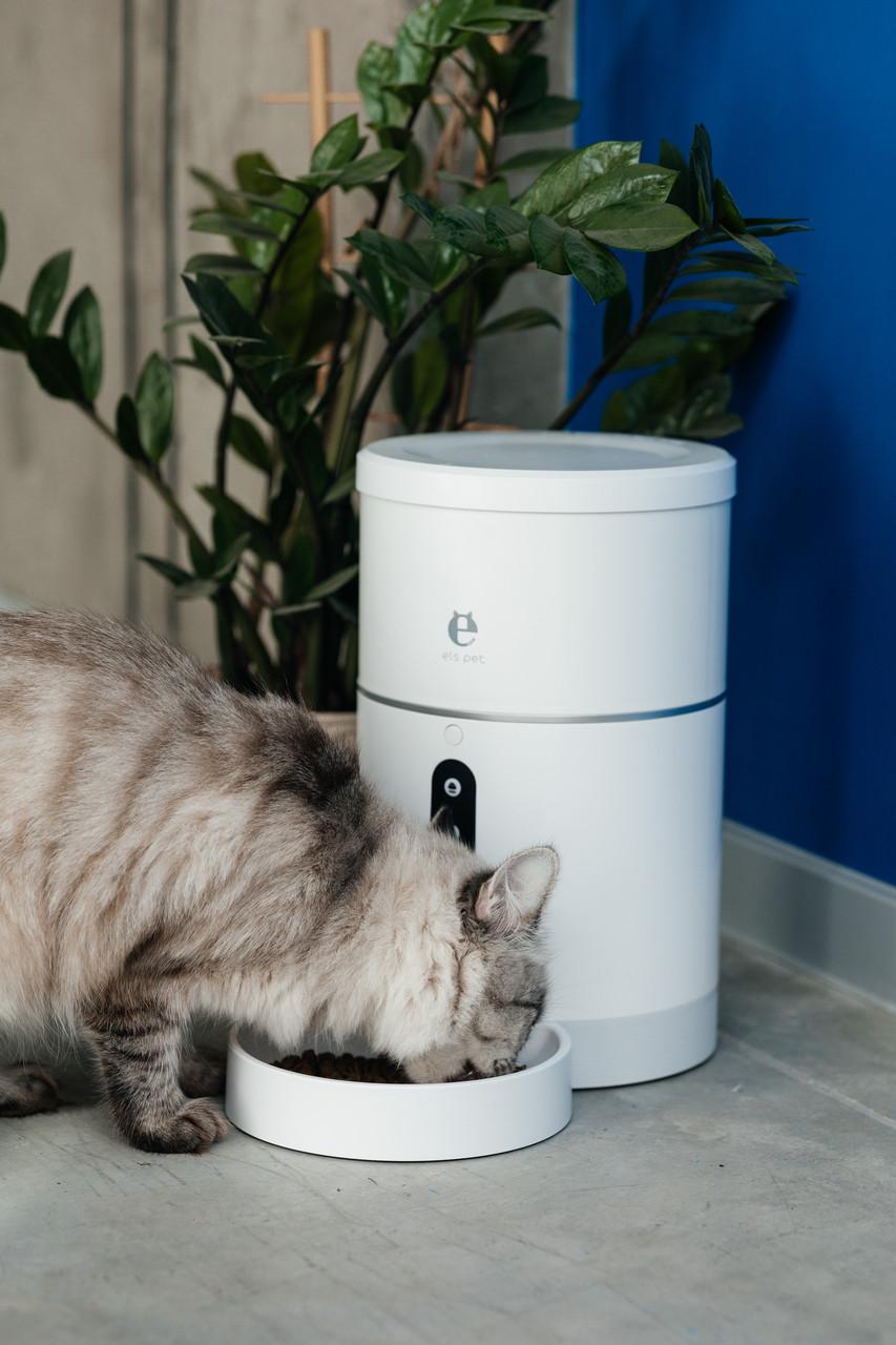 Кормушка автоматическая для кошек и собак ELS PET 4 л c Wi-Fi Белый (1345841925) - фото 7 Кормушка автоматическая для кошек и собак ELS PET 4 л c Wi-Fi Белый (1345841925) - фото 7
