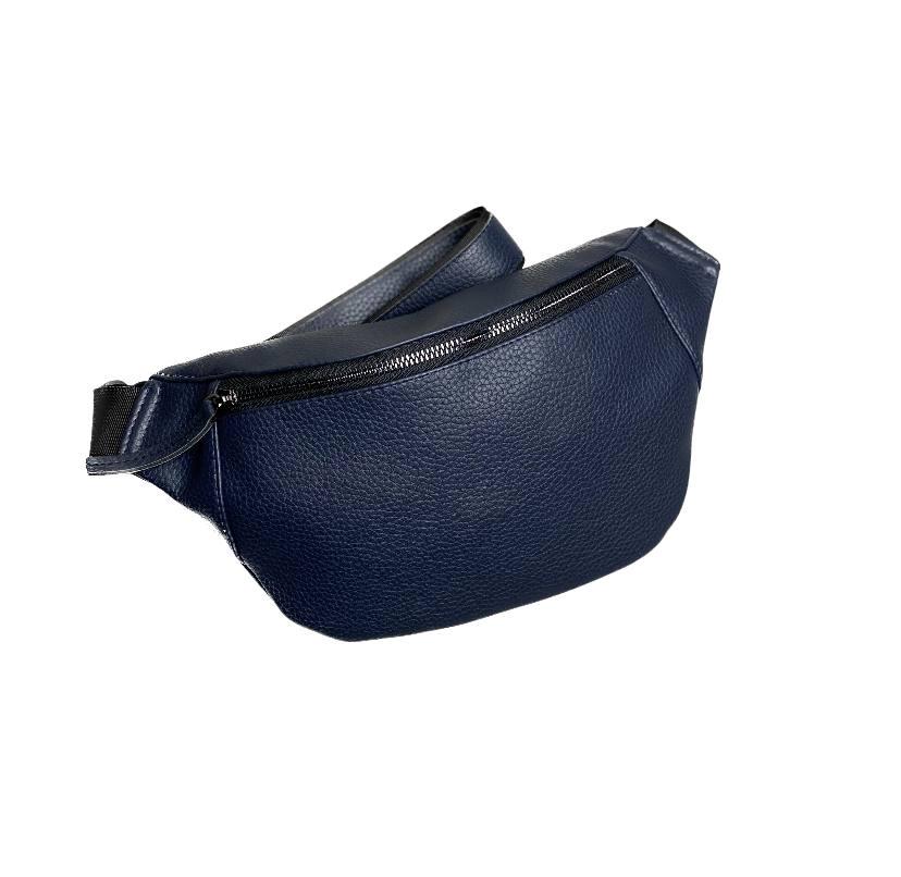 Сумка нагрудная Grand Flotar из экокожи 32х16х7 см Blue (b36)