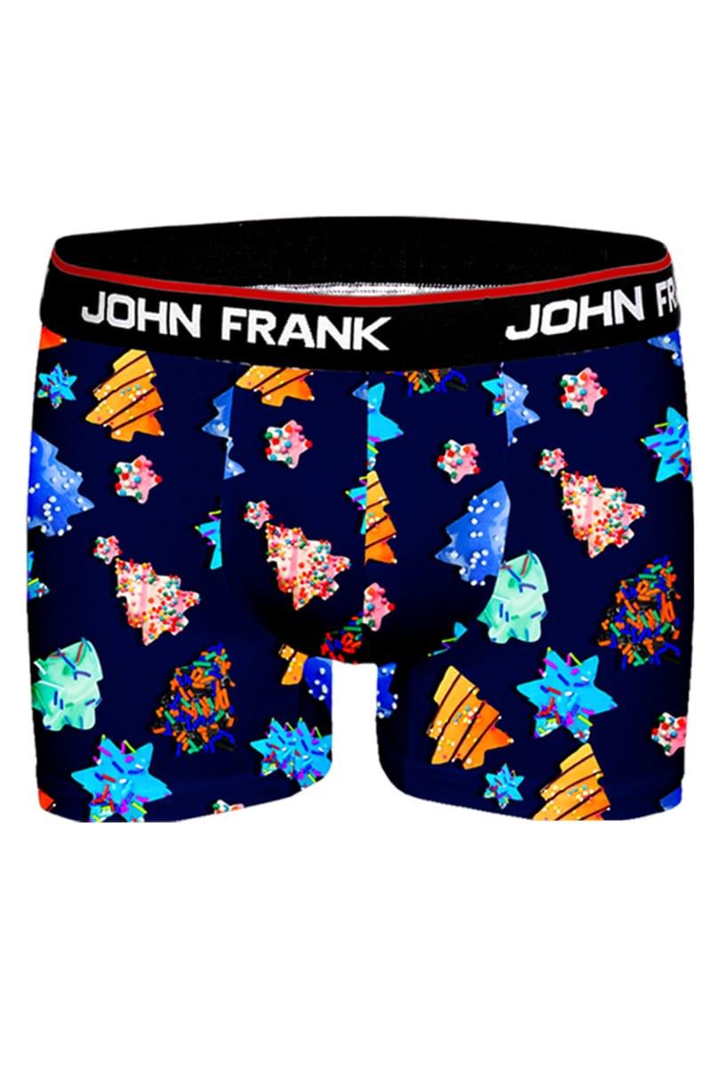 Трусы боксеры John Frank р. 48/M Синий (71848)