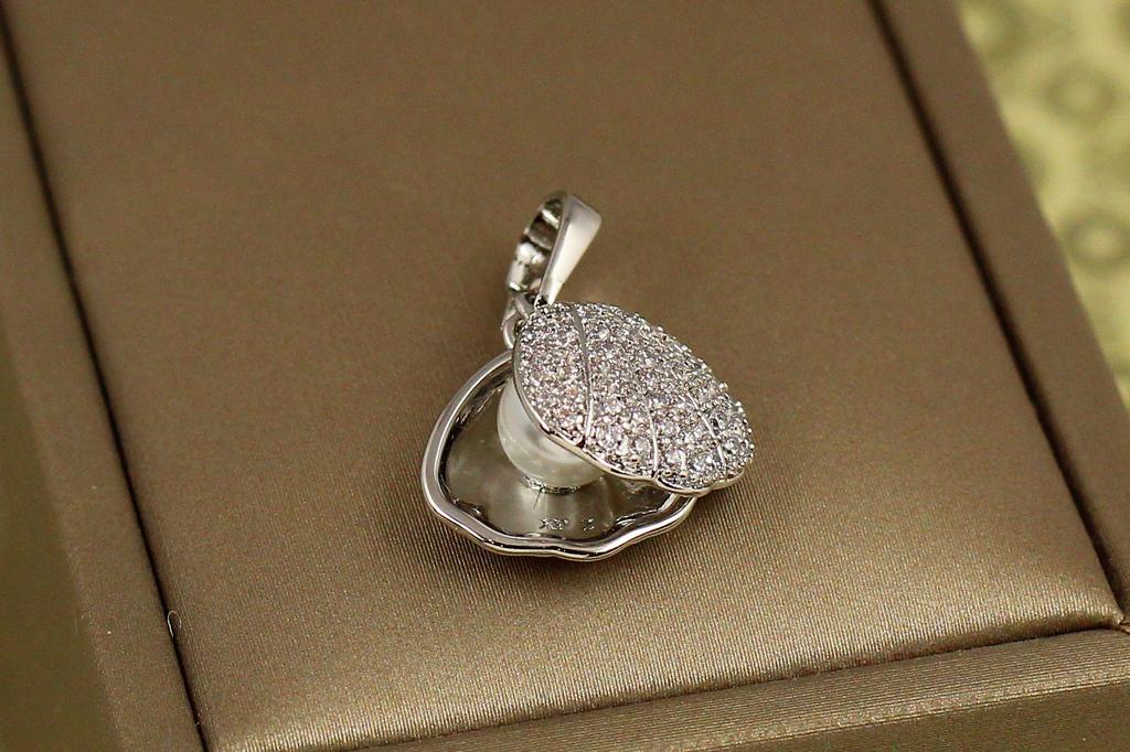 Кулон Xuping Jewelry Ракушка с жемчужиной Серебристый (33356532)