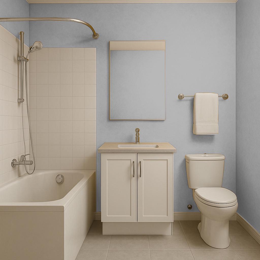 Фарба для вологих приміщень Skyline 2000-N силіконова 5 л Димчастий (2589082000) - фото 4