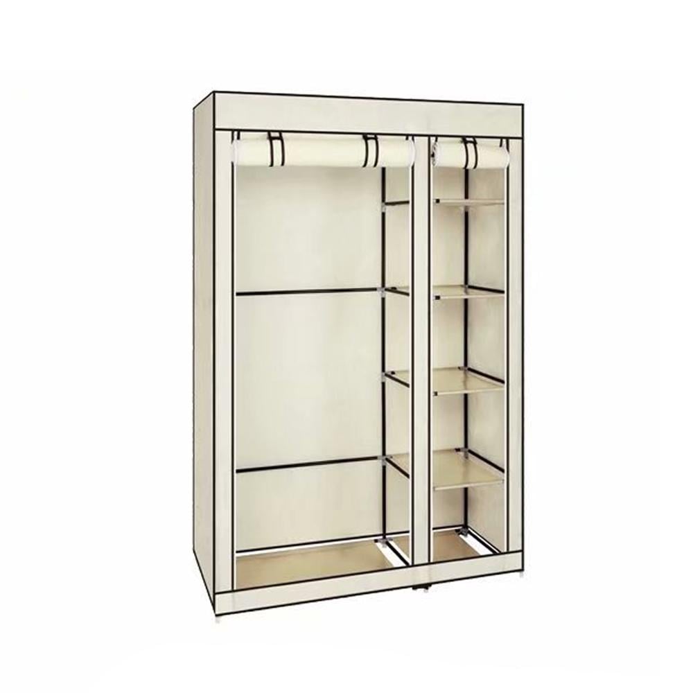 Тканевый шкаф Storage Wardrobe 120х50х175 см Бежевый (5556)