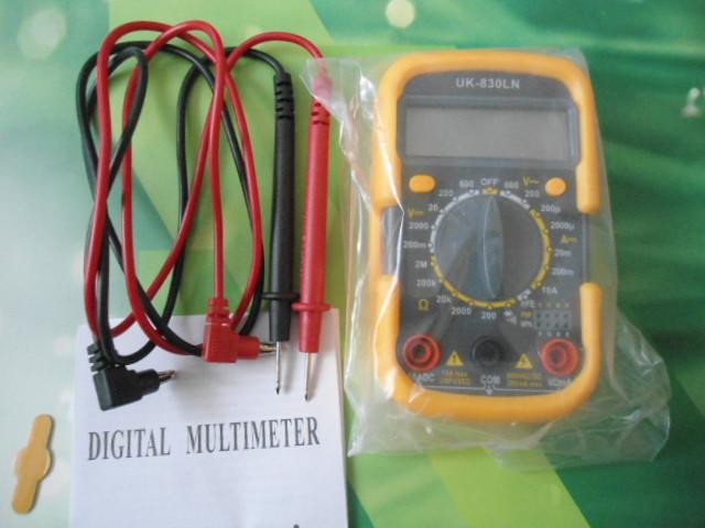 Мультиметр цифровий Digital UT-830LN з щупами і батарейкою Чорний (417158957) - фото 4 Мультиметр цифровий Digital UT-830LN з щупами і батарейкою Чорний (417158957) - фото 4