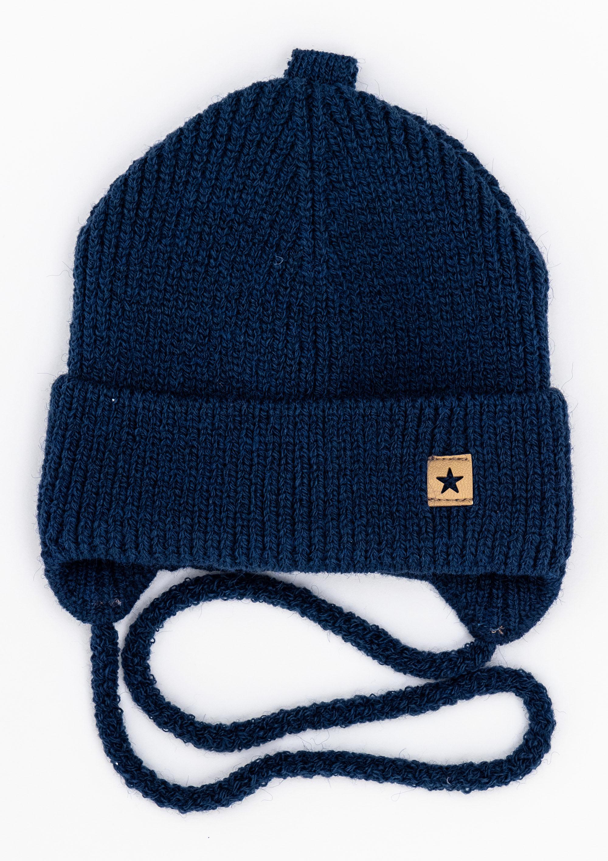 Шапка для хлопчика Матео DV501 бавовна 38-40 см Синій