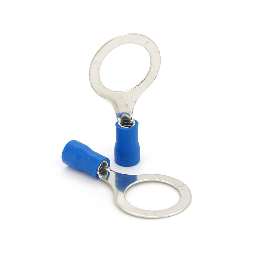 Клема ізольована VOLTRONIC тип О RV2-12 латунь 0,5 мм 1,5-2,5 мм 27А 100 шт. (YUT_V3150)