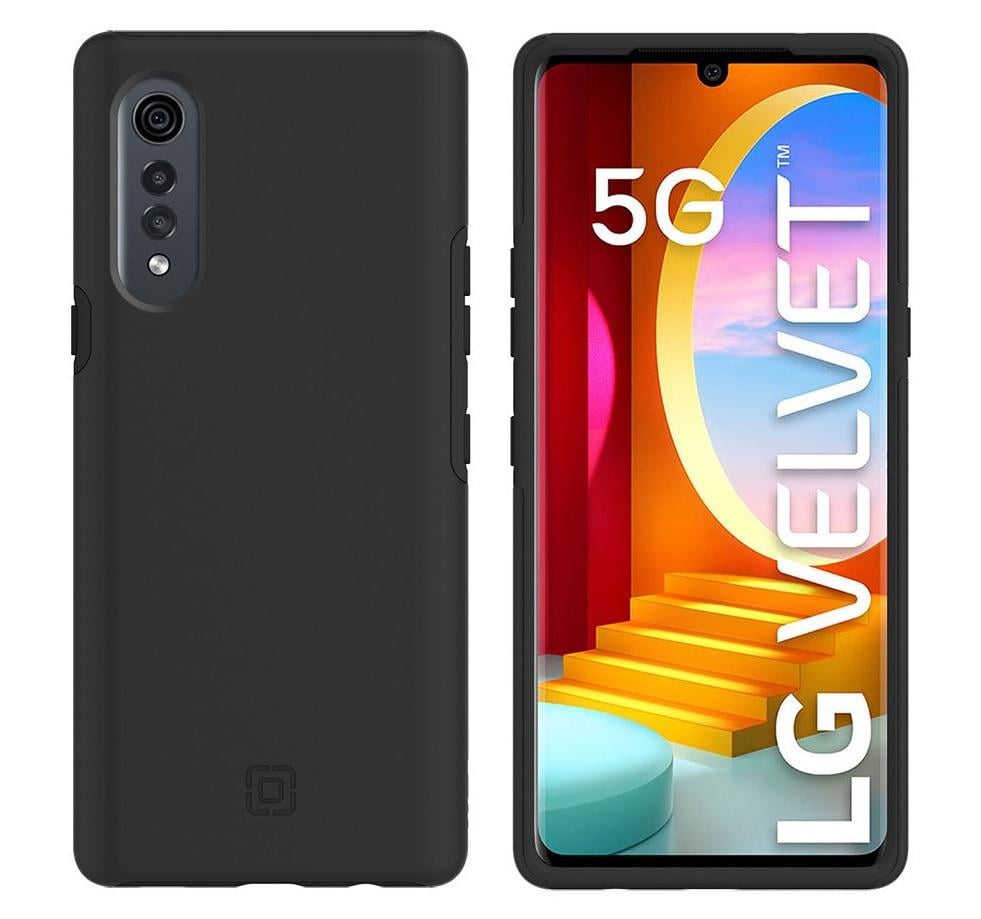 Противоударный двойной чехол Incipio DualPro для LG Velvet G9 5G LM-G900EM Black - фото 2