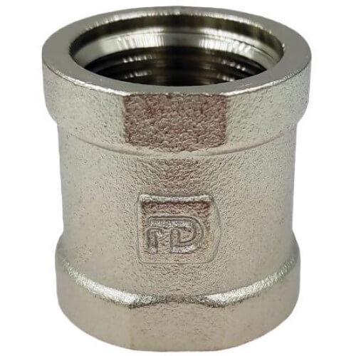 Муфта FADO Srl FITT NICKEL 1"x1" РО-РО латунь (M03)