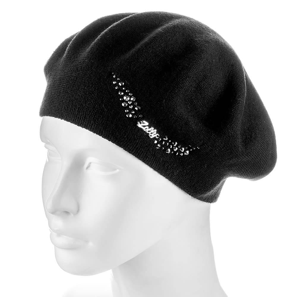 Берет женский Zolly ZH185 двойной Черный