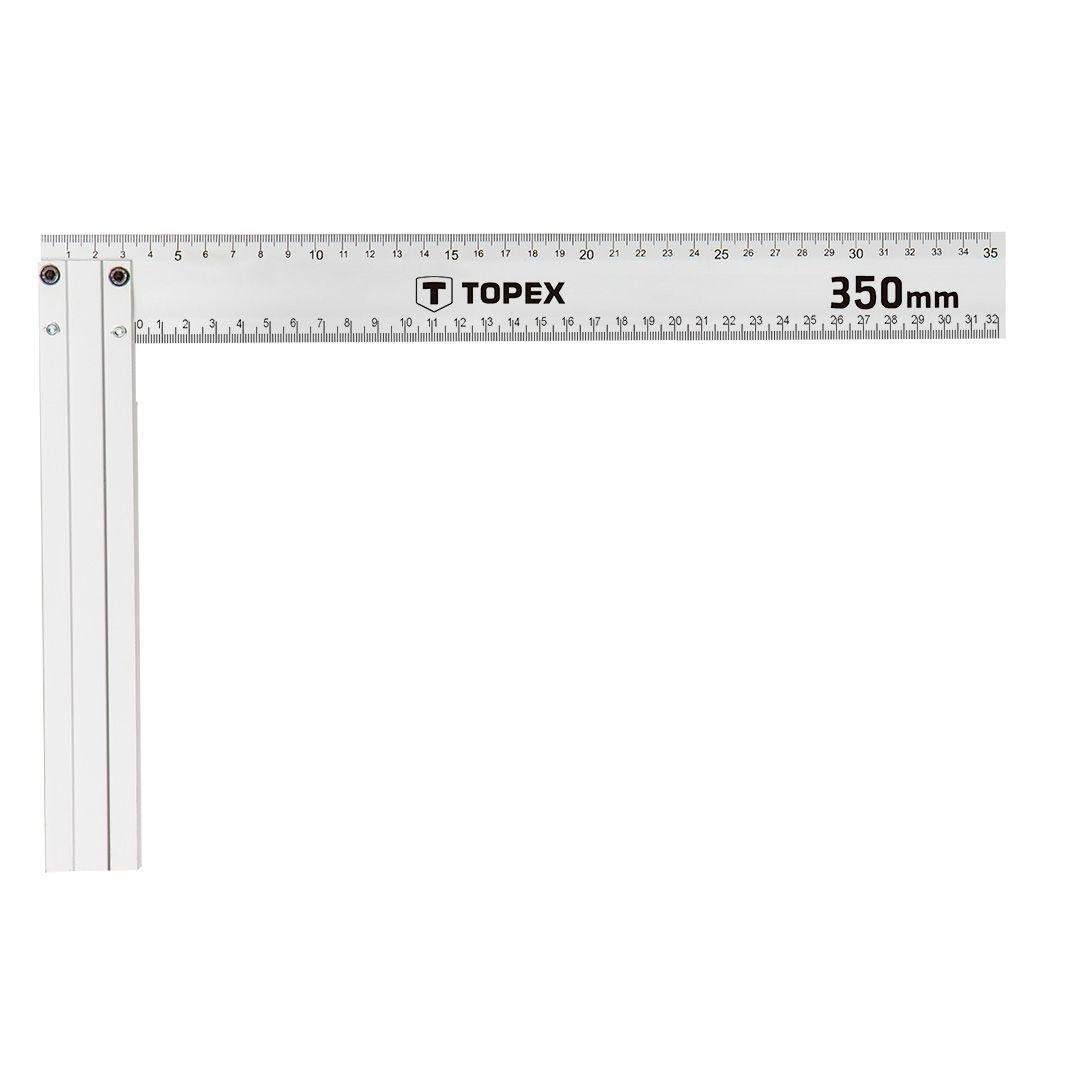 Угольник строительный Topex алюминиевый 350x190 мм (23572)