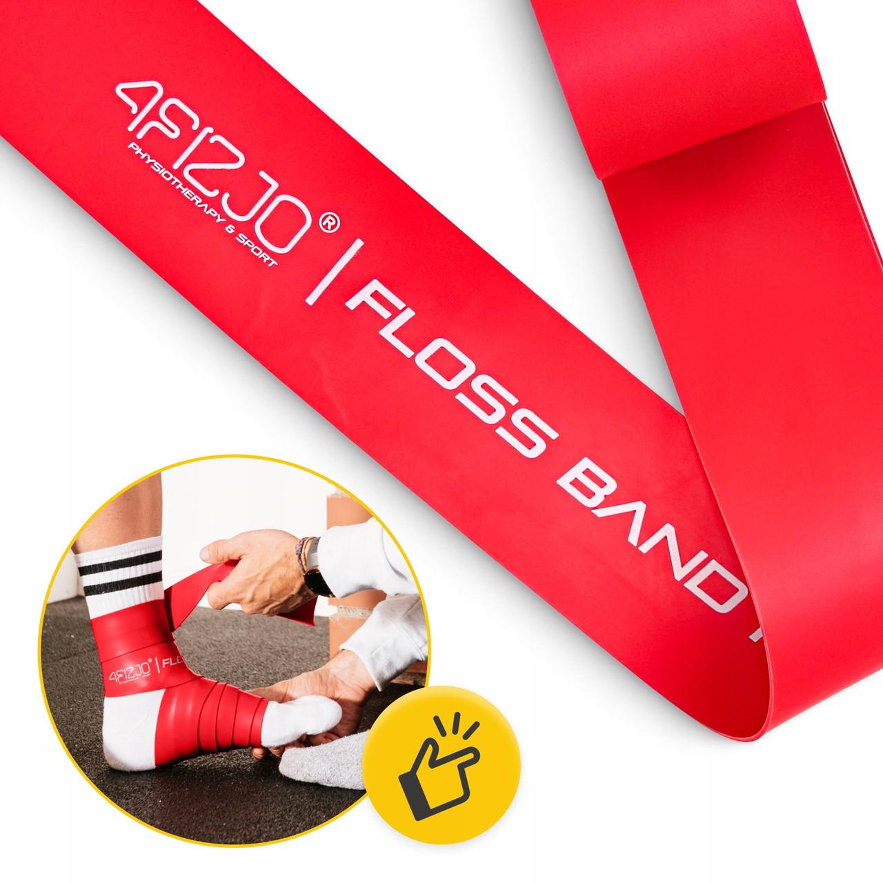 Лента компрессионная для флоссинга 4fizjo Floss Band 207x5x0,15 см Red (P-5905973405249) - фото 7 Лента компрессионная для флоссинга 4fizjo Floss Band 207x5x0,15 см Red (P-5905973405249) - фото 7
