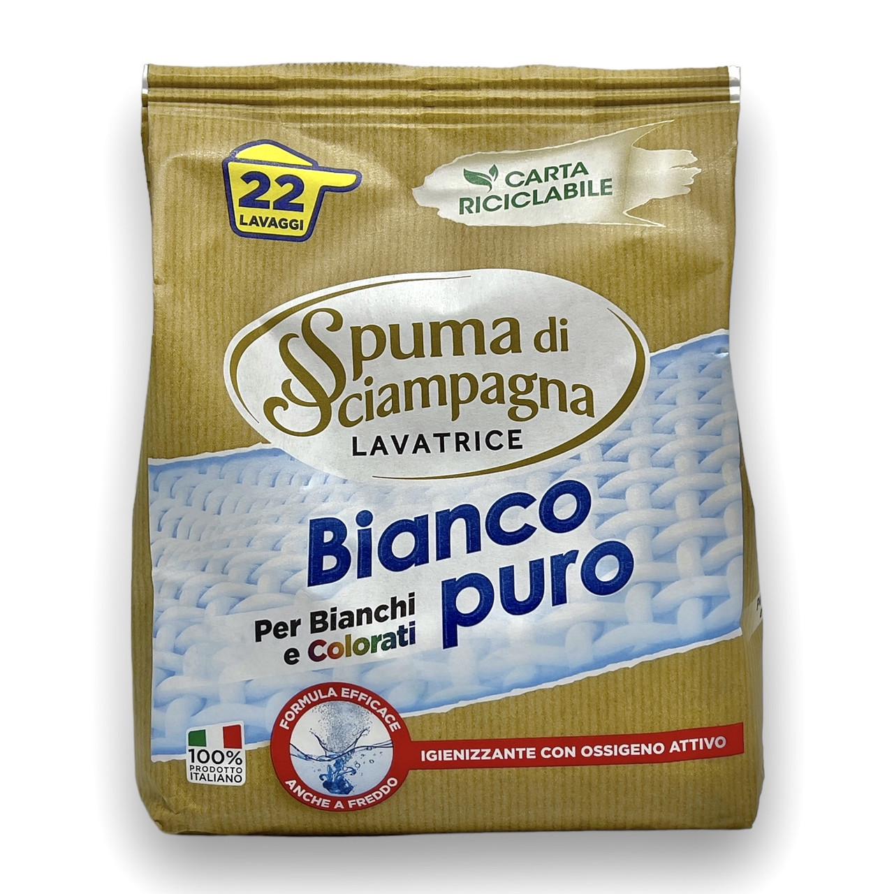 Пральний порошок Spuma di Sciampagna lavatrice bianco puro універсальний 990 г (2013751942)