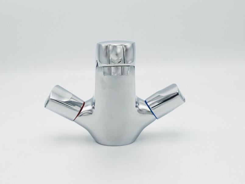 Смеситель для умывальника MILLZ MRS-02-X-008 кран-буксовый Хром (RS-MRS-02-X-008) - фото 4