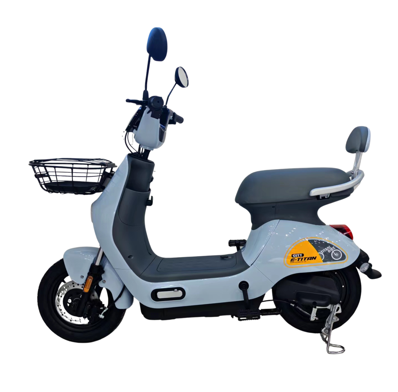 Электроскутер E-Titan City 14" Серый