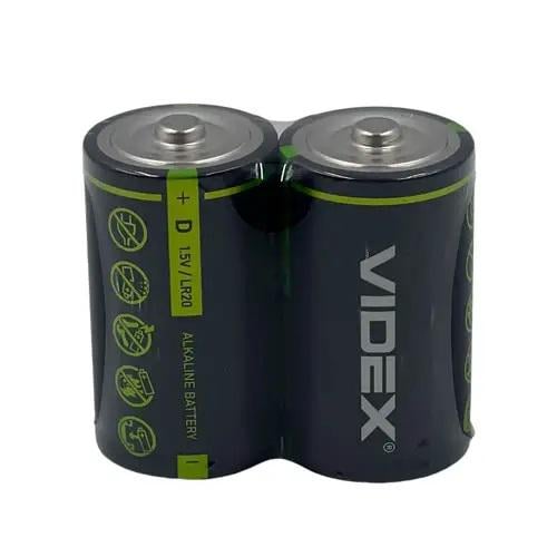 Батарейка Videx LR20/D 1,5 В 15200 мАг 2 шт.