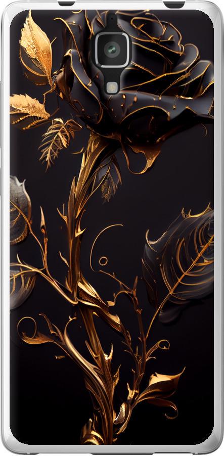 Чехол на Xiaomi Mi4 Роза 3 (5552t-163-42517) Чехол на Xiaomi Mi4 Роза 3 (5552t-163-42517)
