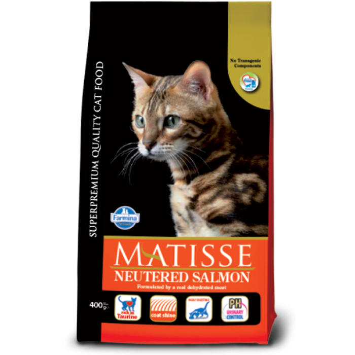 Корм сухой для стерилизованных котов Farmina Matisse Cat Neutered Salmon с лососем 1,5 кг (24148863)