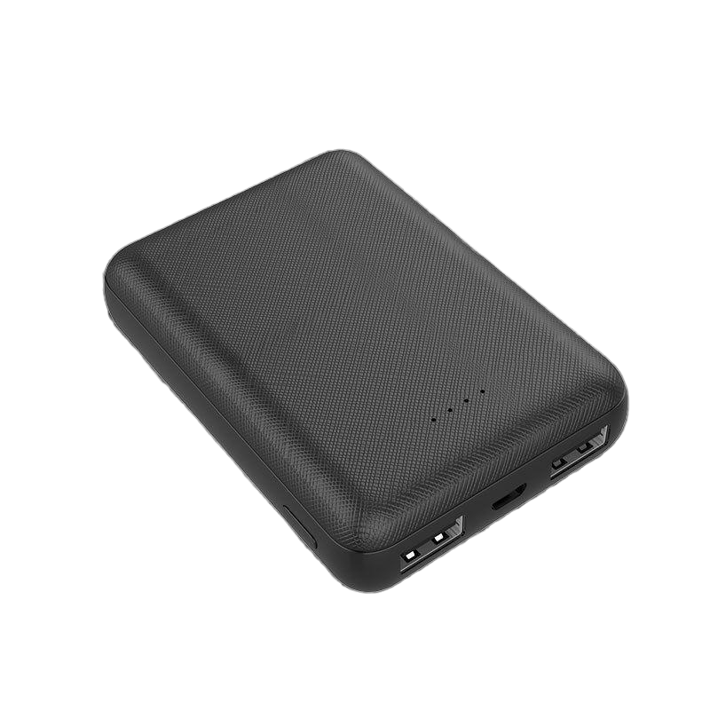 Внешний аккумулятор PZOZ HM006 10000 mAh c Dual USB и LED индикацией Черный