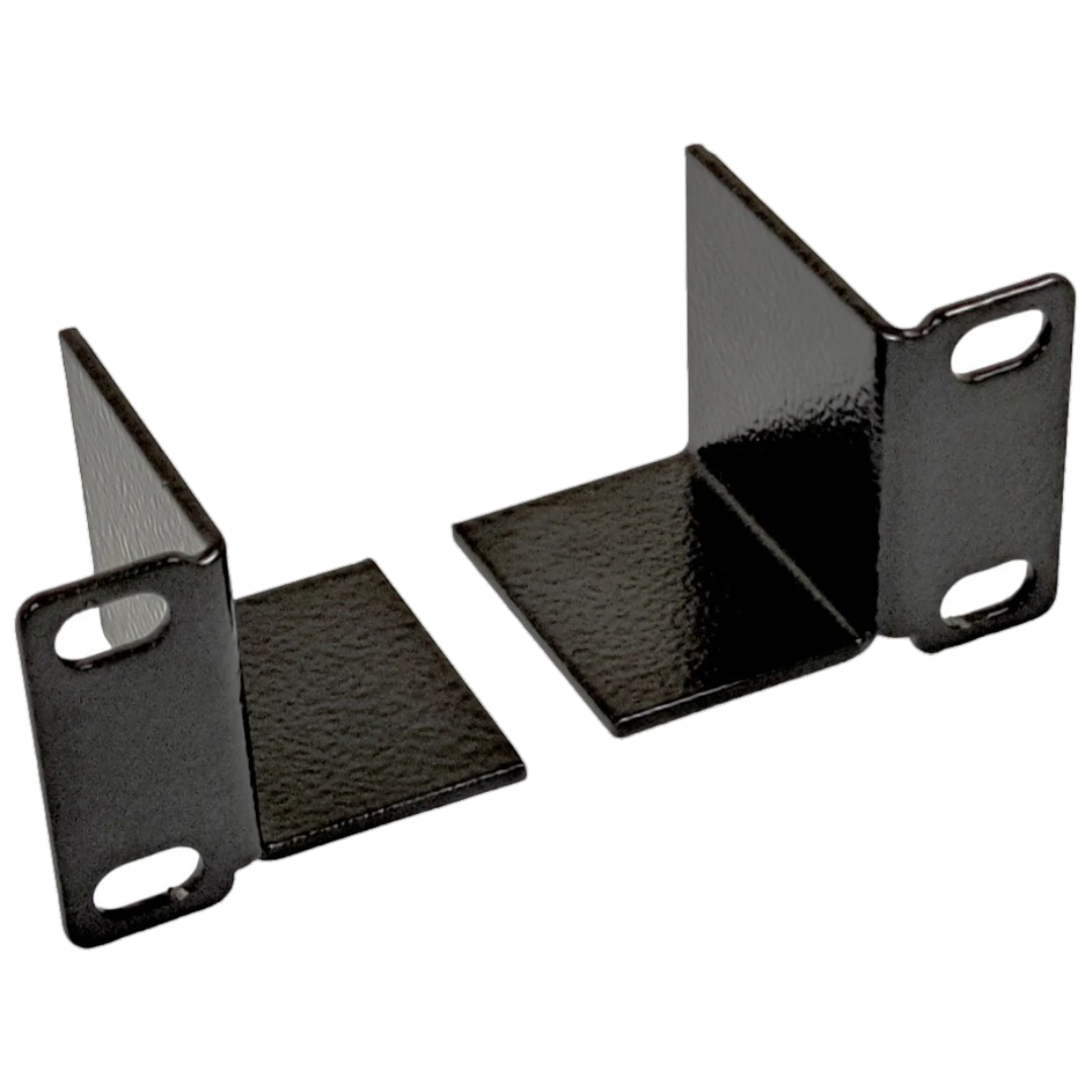 Опори задні 1U посилений 2 мм для серверних шаф та стійок 2 шт. Чорний (27918691)