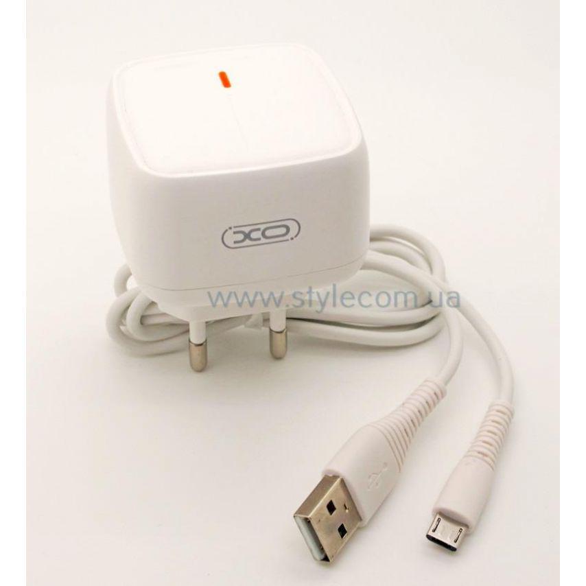 Адаптер Xo L59 1 USB/QC3.0/3A/18 W/Data Cable USB to Micro White - фото 3 Адаптер Xo L59 1 USB/QC3.0/3A/18 W/Data Cable USB to Micro White - фото 3